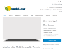 Tablet Screenshot of mold.ca